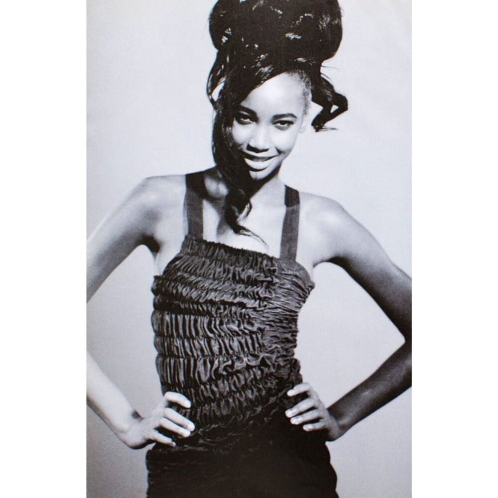 Comme Des Garçons Black Ruched Suspender Dress Circa 1989 - Picture 5 of 5